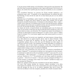 Notre Avant-Guerre, Mémoires