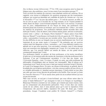 Notre Avant-Guerre, Mémoires