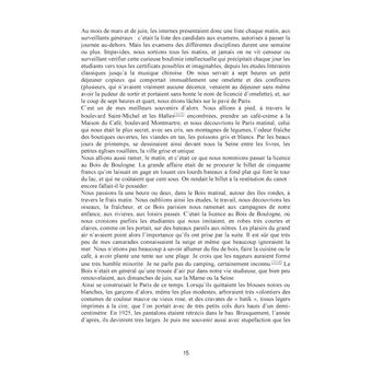 Notre Avant-Guerre, Mémoires