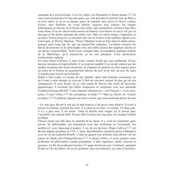 Notre Avant-Guerre, Mémoires