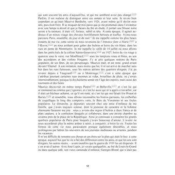 Notre Avant-Guerre, Mémoires