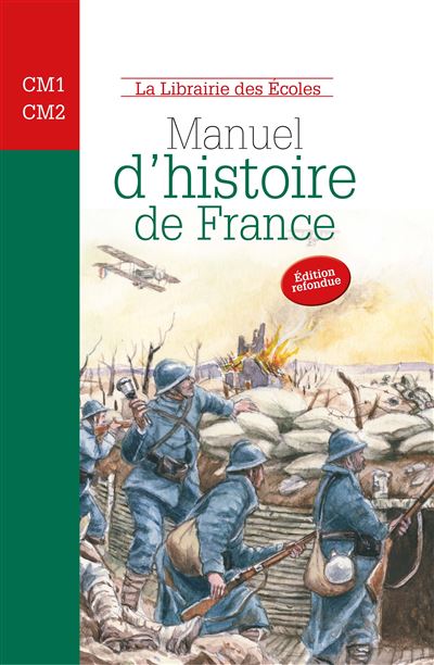Manuel d'histoire de France CM1-CM2 - Jean Némo - relié