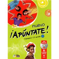 Nuevo Apuntate Espagnol Collège 2ème année 2012 Manuel de l'élève + DVD vidéo-audio Grand format