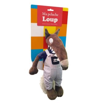 loup en peluche