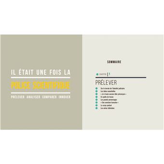 Il était une fois la police scientifique