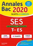 Annales Bac 2020 SES Term ES
