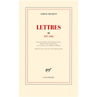 Lettres III