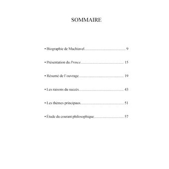 Le Prince de Machiavel (fiche de lecture et analyse complète de l'oeuvre)