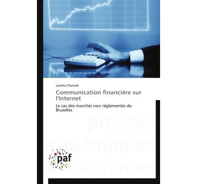 Communication financière sur l'internet