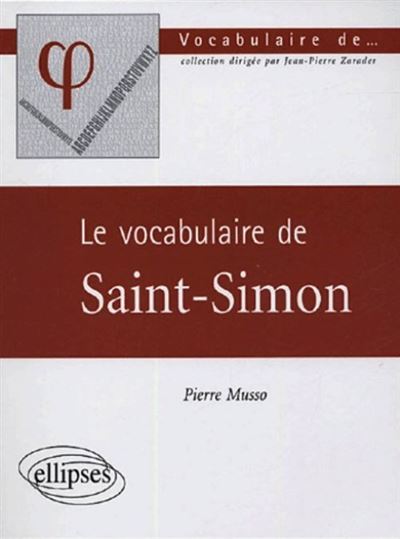 Vocabulaire de Saint-Simon