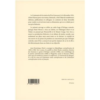 René Maran et L’Afrique Centrale