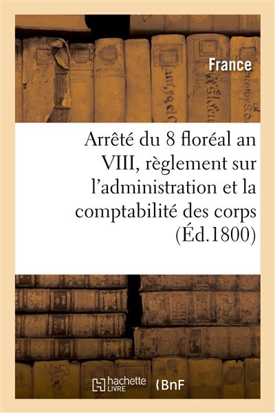Arrêté du 8 floréal an VIII, des consuls de la République
