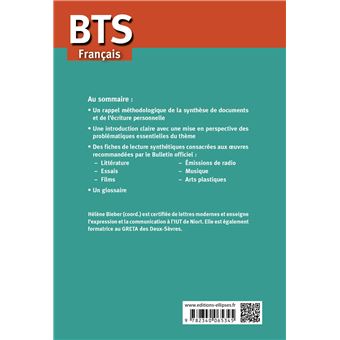 BTS Français - Culture générale et expression