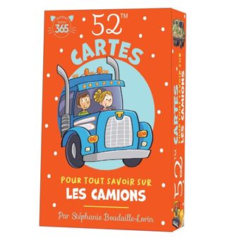 52 cartes pour tout savoir sur les camions - Informations et activités sur les camions