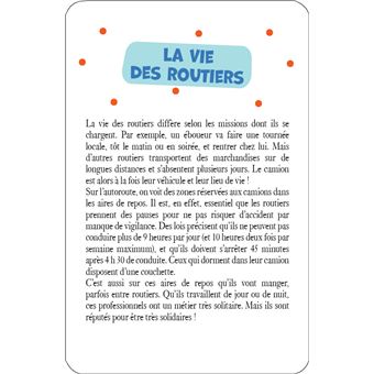 52 cartes pour tout savoir sur les camions - Informations et activités sur les camions