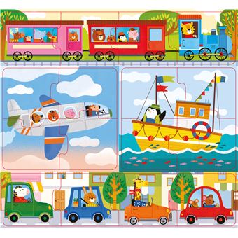 Les véhicules - Mes premiers puzzles