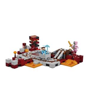 Lego minecraft railway deals