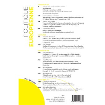 L'Europe à géométrie variable