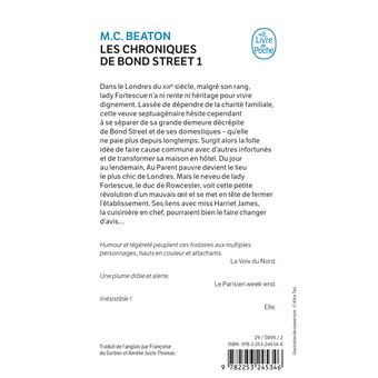 Les Chroniques de Bond Street, Tome 1