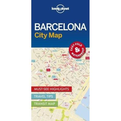 BARCELONA CITY MAP  2016 LONELY PLANET