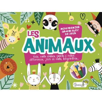 Mon premier grand bloc de jeux animaux