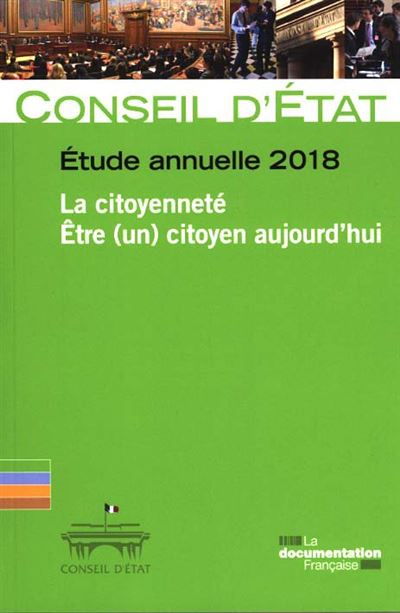 La citoyenneté, être un citoyen aujourd'hui