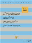 L'organisation scolaire et universitaire