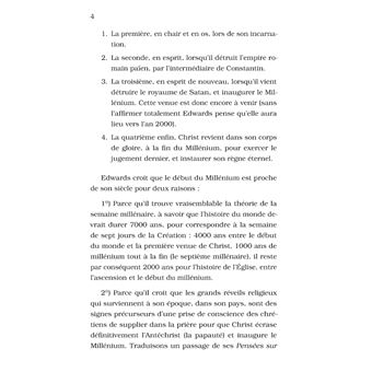 L'union dans la prière, pour la propagation de l'Évangile, et pour le début du millénium en Amérique