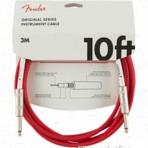 FENDER Cable Jack CALIFONIA 3M CANDY APPLE RED