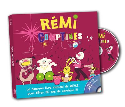Rémi comptines Livre avec 1 CD audio - Livre CD - Rémi Guichard, Collectif,  Muriel Douru - Achat Livre