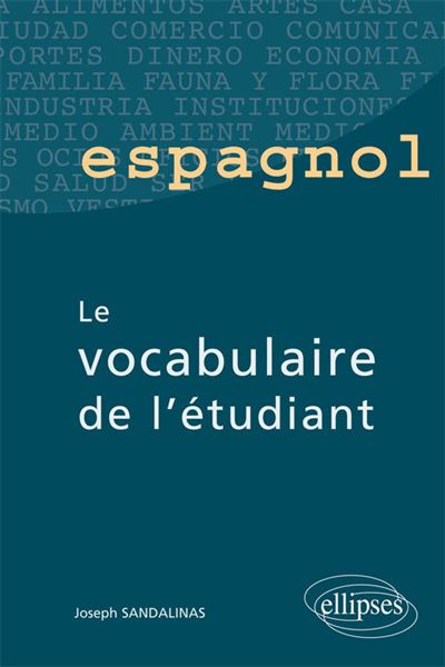 Le vocabulaire de l'étudiant