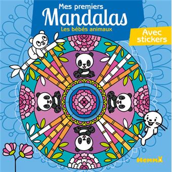 Mes premiers mandalas - Les bébés animaux - Avec stickers