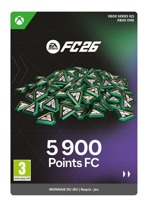 Code de téléchargement EA Sports FC 26 5900 Points FC