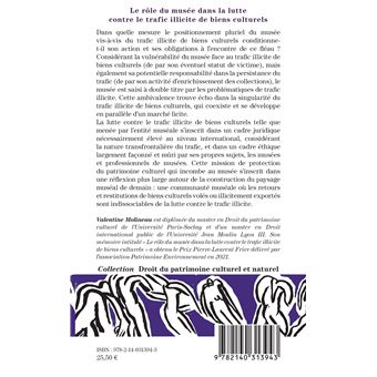 Le rôle du musée dans la lutte contre le trafic illicite de biens culturels