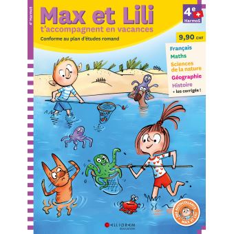 Max et Lili t'accompagnent en vacances 4e HarmoS