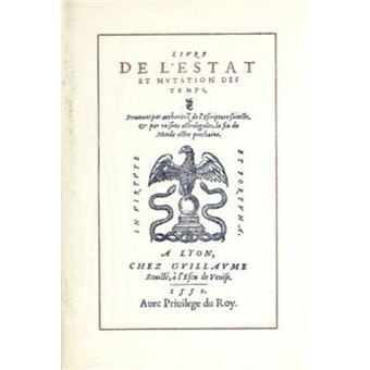 Livre estat et mutation des temps