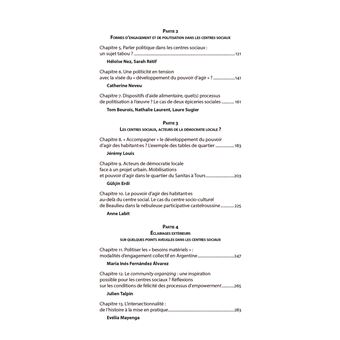 Le pouvoir d'agir dans les centres sociaux