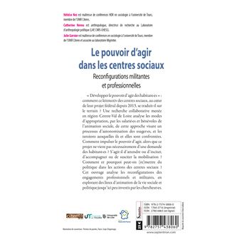 Le pouvoir d'agir dans les centres sociaux