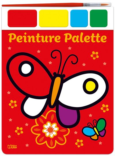 Le papillon peinture palette