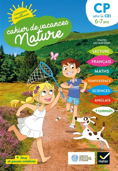 Cahier de vacances Nature du CP au CE1