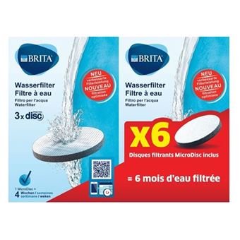 Carafe filtrante Marella Bleue BRITA : 1 cartouche filtrante MAXTRA+ inclus  à Prix Carrefour