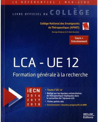 LCA-UE 12, Formation générale à la recherche