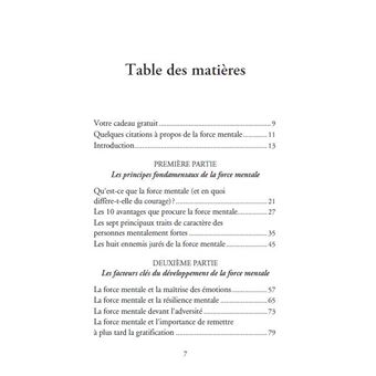 Développez votre force mentale
