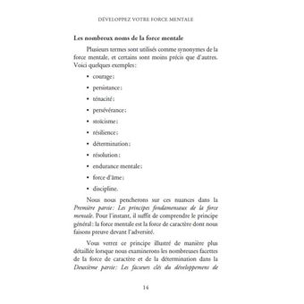Développez votre force mentale