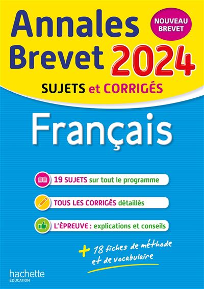 Annales BREVET 2024 - Français - broché - Brigitte Réauté, Michèle ...