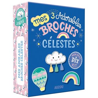 Mon petit kit diy mes 3 adorables broches célestes