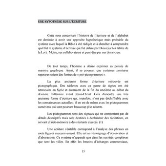 De la création à la mort d'Abraham
