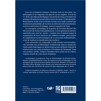 La Genèse de l'écriture