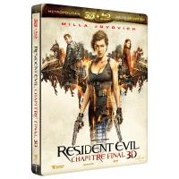 Resident Evil 6 : The Final Chapter Steelbook Blu-ray 3D + 2D