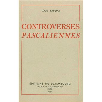 Controverses pascaliennes